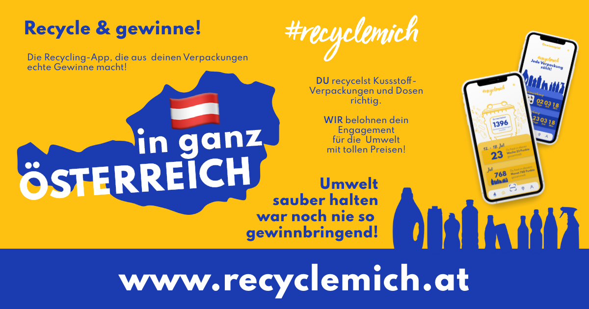 Initiative RecycleMich von Reclay in Österreich